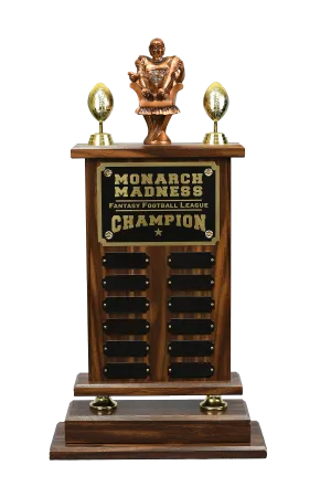 Fantasy Football Tall Perpetual Trophy