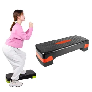 Fitness Pedal Rhythm Pedal Adjustable Sports Yoga Fitness Aerobics Pedal, Size: 78 x 30 x 10 cm(Black   Red)