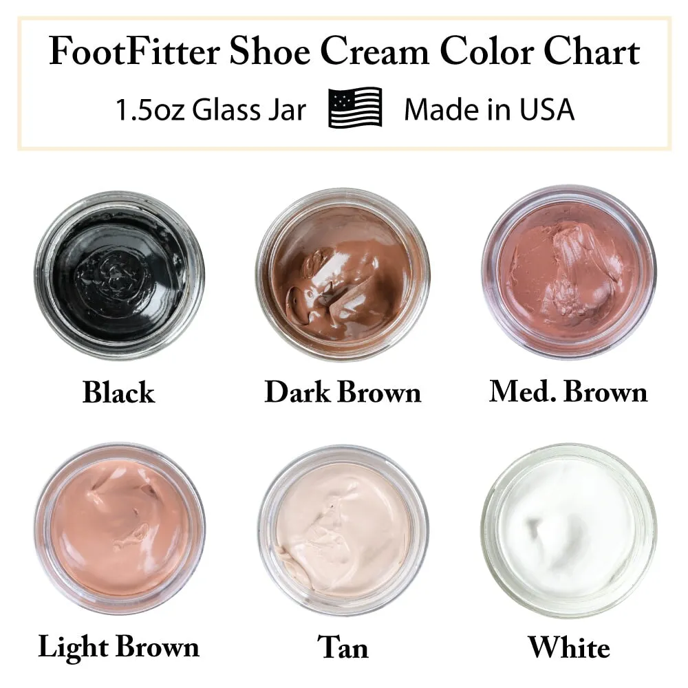 FootFitter Premium Shoe Cream Polish - 2 Pack