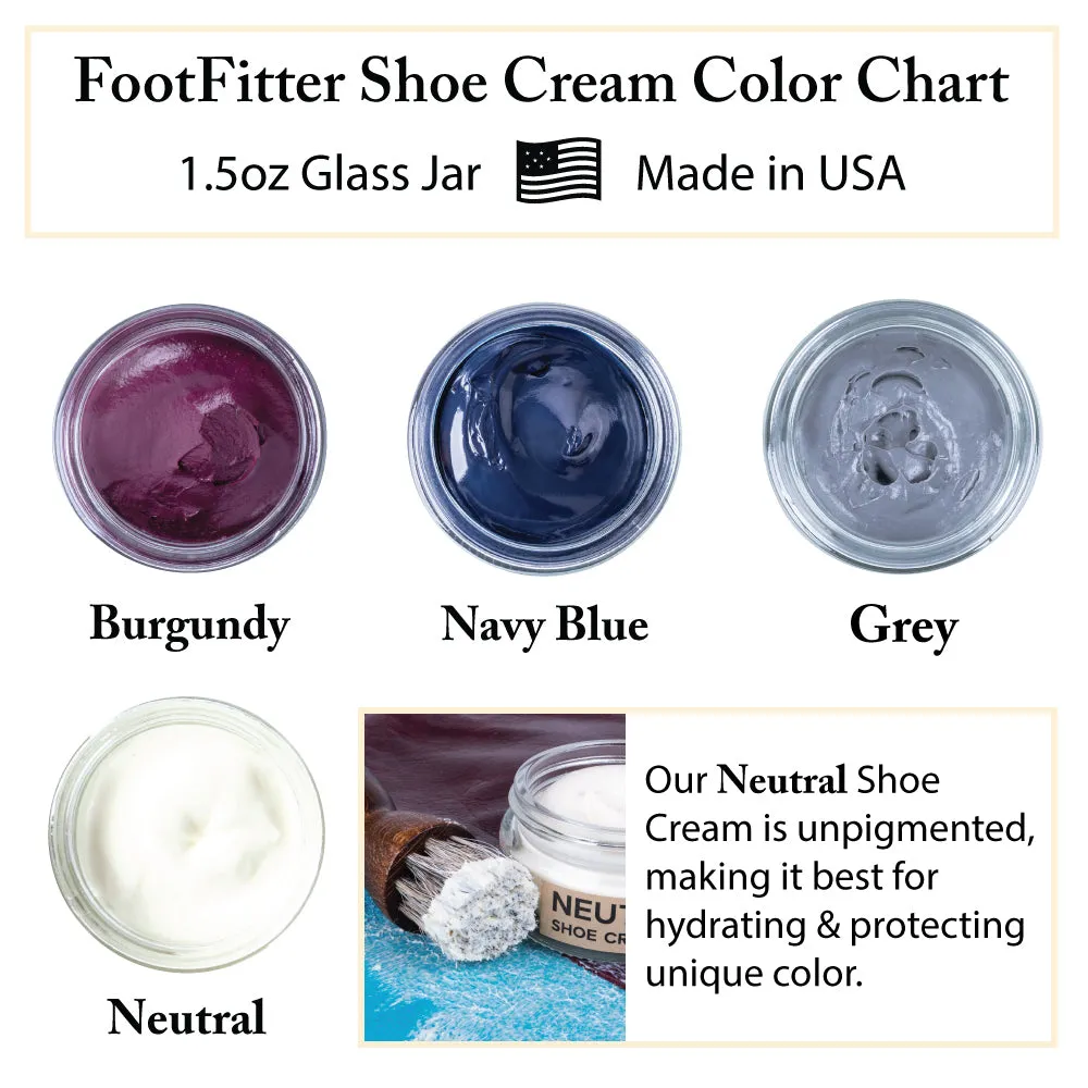 FootFitter Premium Shoe Cream Polish - 2 Pack