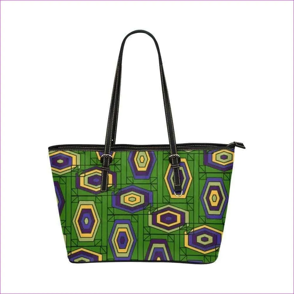 Geode in Color Leather Tote - 7 colors