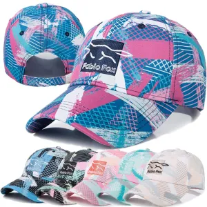 Geometric Tie Dye Cotton Fabio Fox Patch Baseball Adjustable Snapback Cap