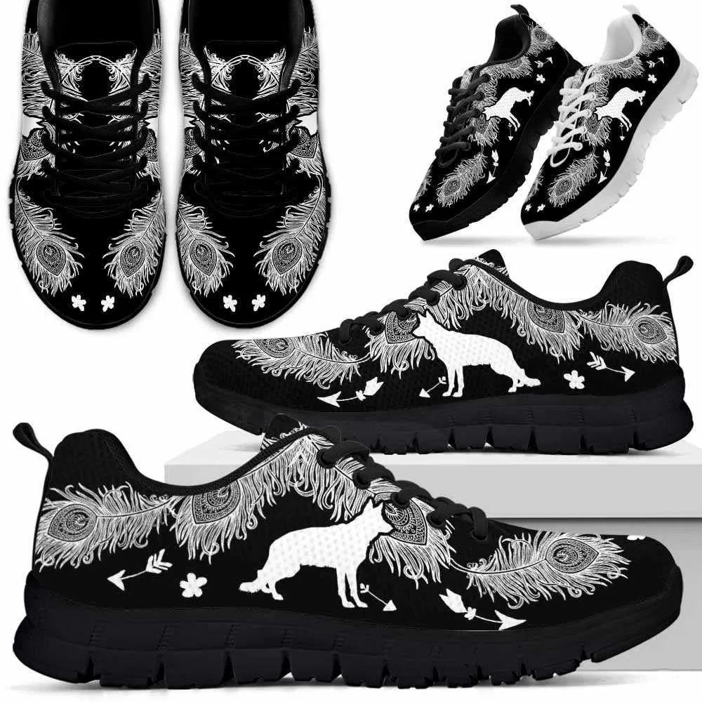 German Shepherd Sneaker, German Shepherd Dog Lovers Sneakers Running Shoes Gift Women Men, German Shepherd Shoes