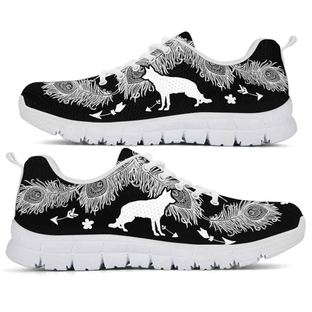 German Shepherd Sneaker, German Shepherd Dog Lovers Sneakers Running Shoes Gift Women Men, German Shepherd Shoes