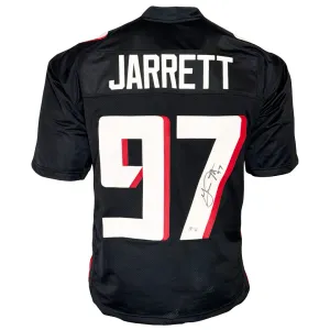 Grady Jarrett Signed Atlanta Black Current Football Jersey (Beckett)