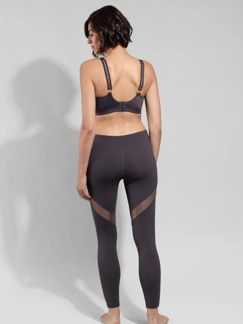 Gris Intense Initiale Leggings