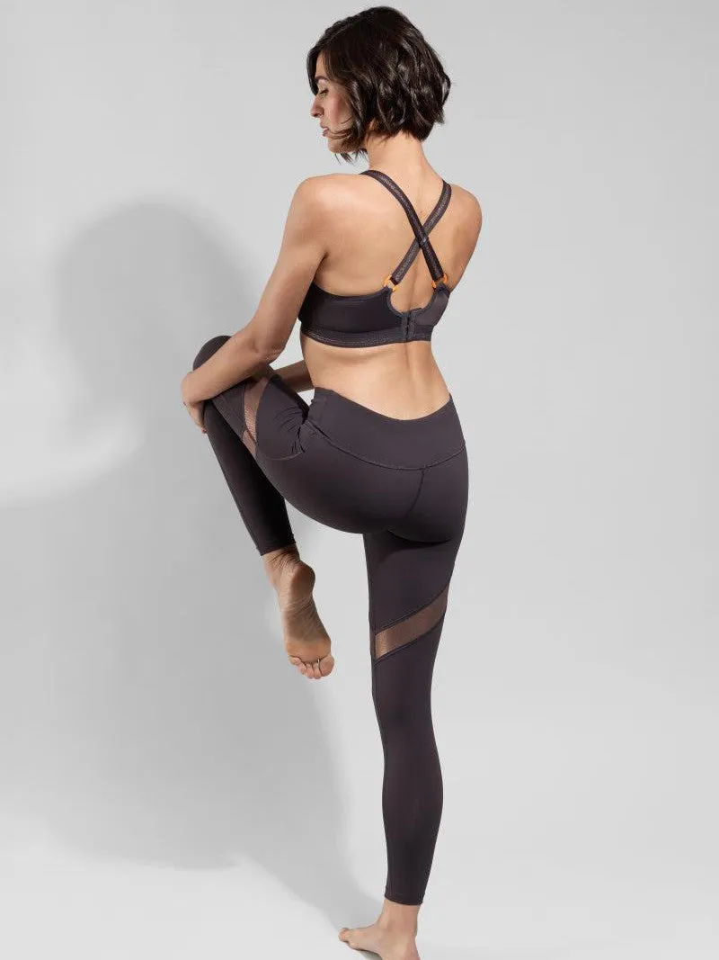 Gris Intense Initiale Leggings