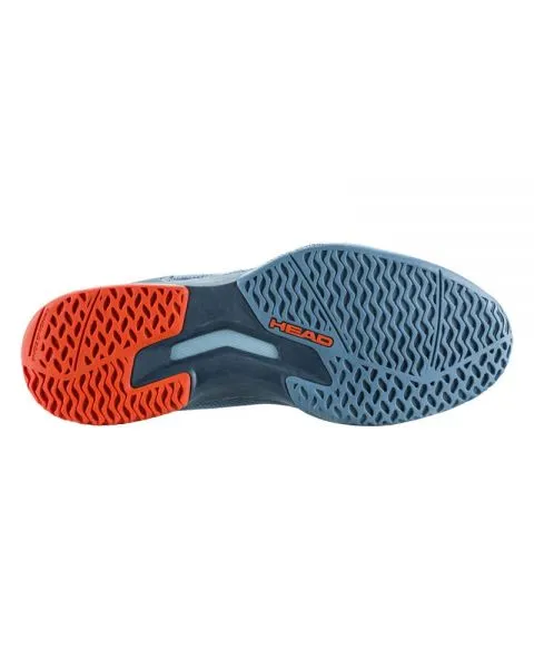 Head Sprint Team 3.5 Padel Shoes (Bluestone/Orange)