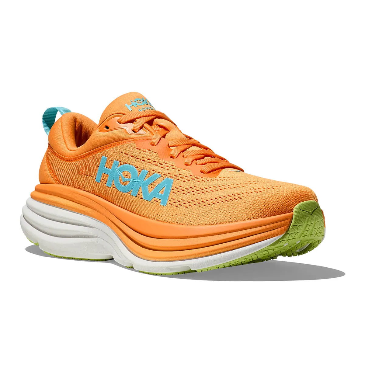 Hoka Bondi 8 Womens | Solar Flare / Lettuce