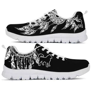 Husky Sneaker, Husky Dreamcatcher Sneakers Running Shoes Gift Women Men, Husky Shoes