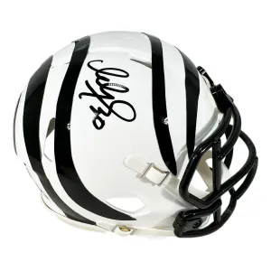 Ickey Woods Signed Cincinnati Bengals Alt 2022 Speed Mini Football Helmet (Beckett)