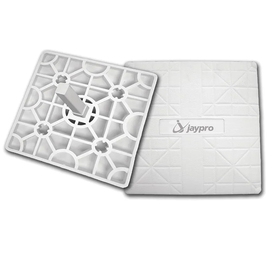 Jaypro Sports Baseball Base Set - Flex Style (15 In.L X 15 In.W X 3 In.H) (Set Of 3) (White)