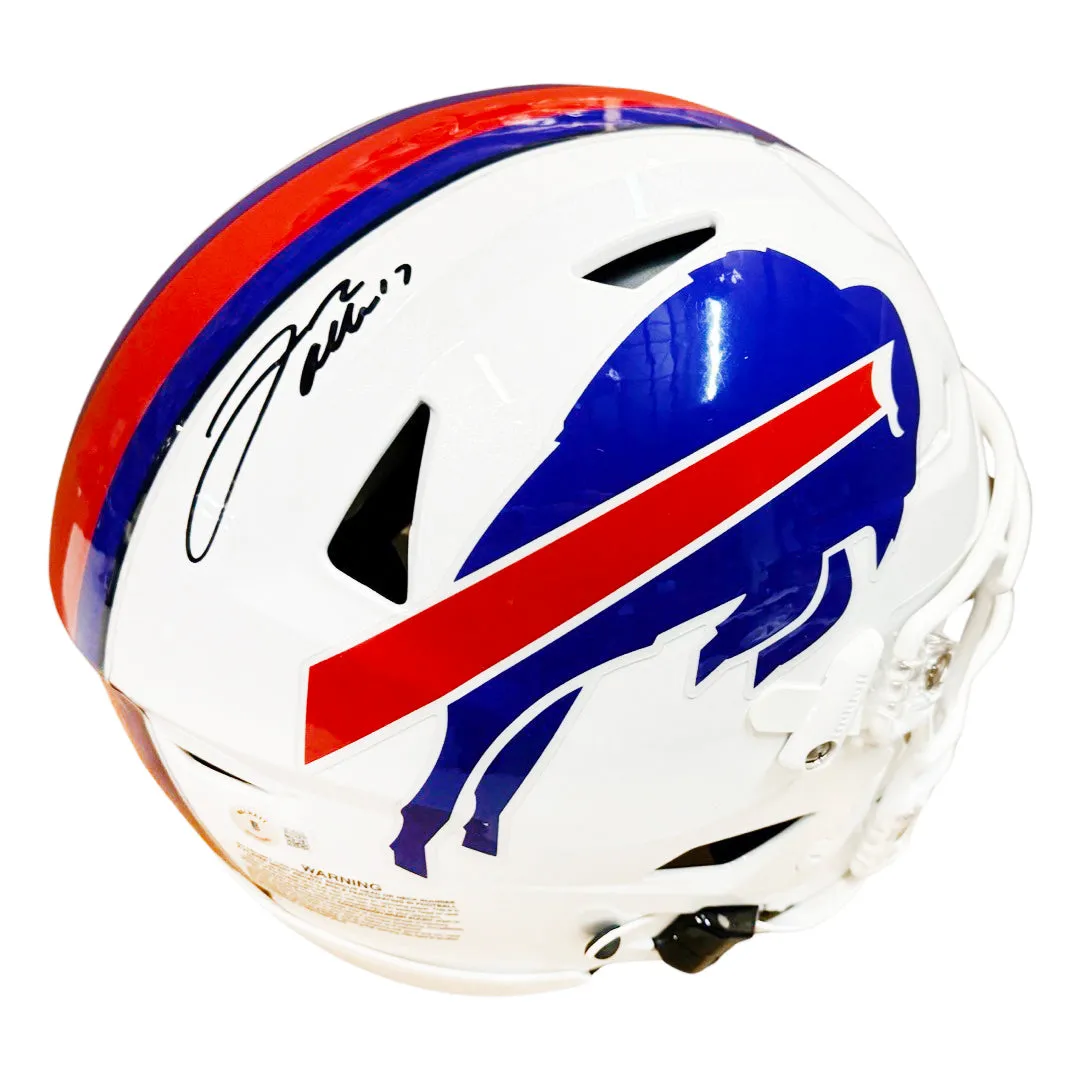 Josh Allen Signed Buffalo Bills Authentic SpeedFlex Full-Size Football Helmet (Beckett)