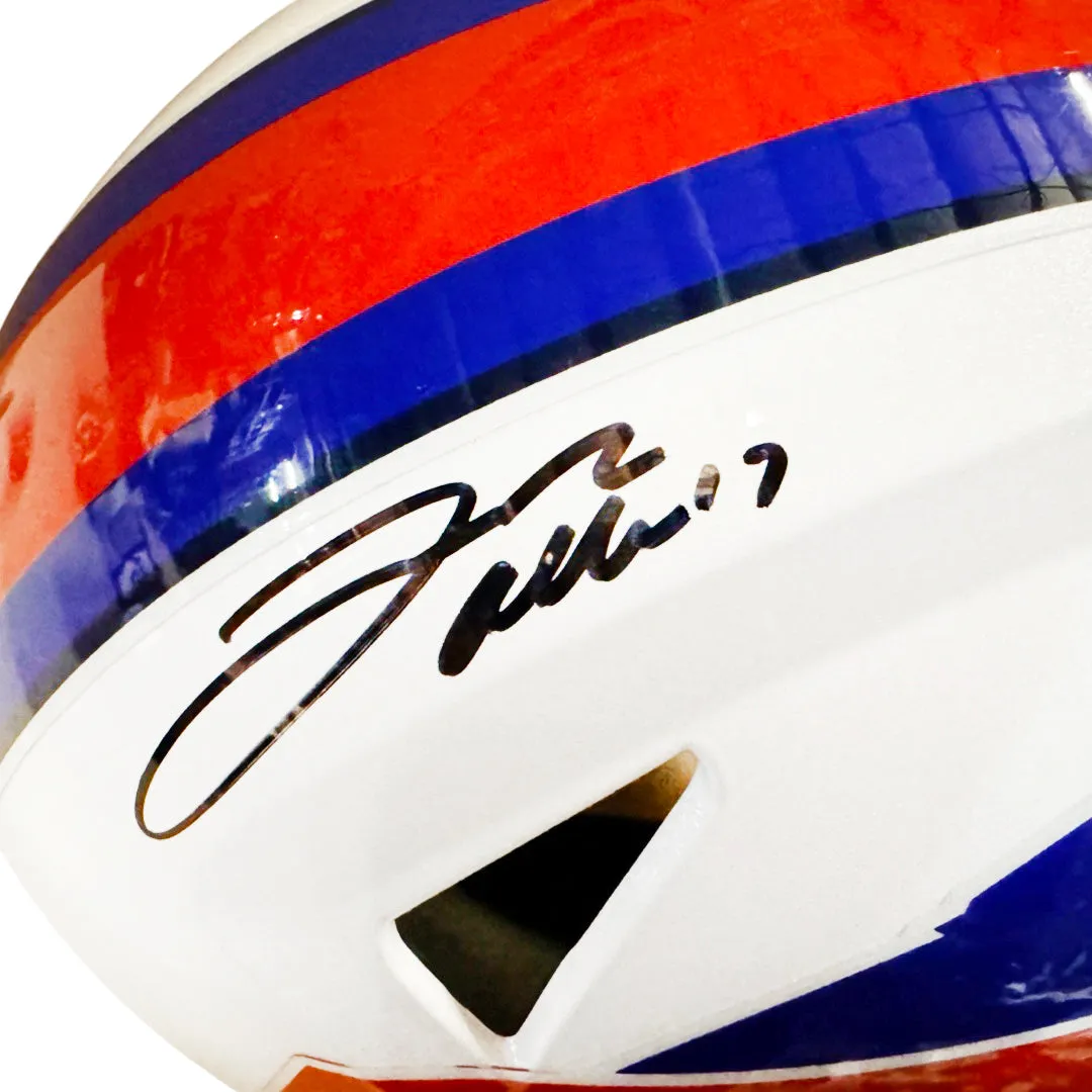 Josh Allen Signed Buffalo Bills Authentic SpeedFlex Full-Size Football Helmet (Beckett)