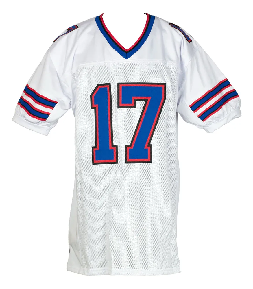 Josh Allen Signed Custom White Pro Style Football Jersey BAS