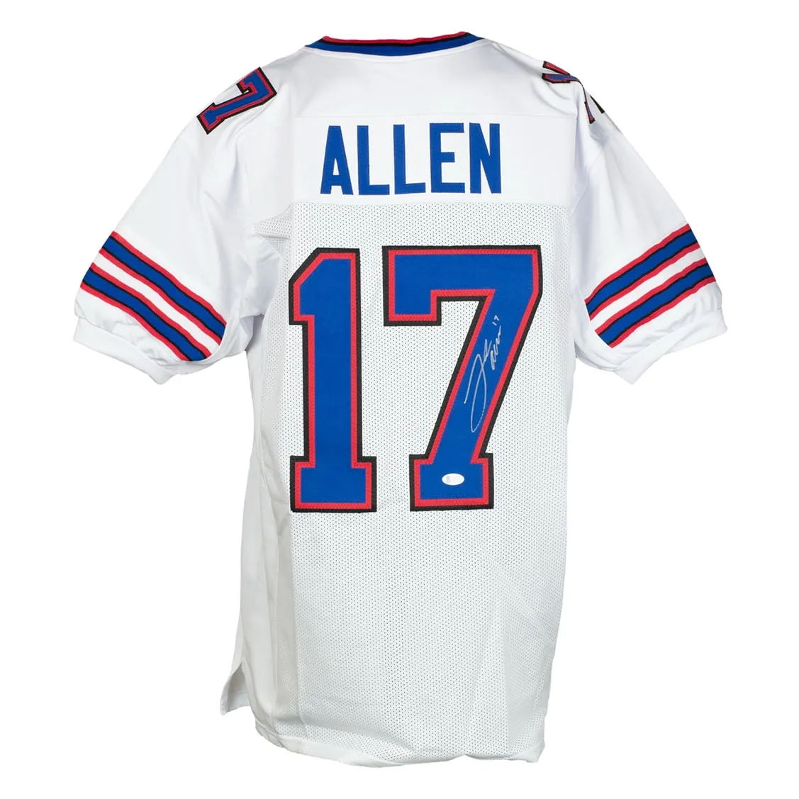 Josh Allen Signed Custom White Pro Style Football Jersey BAS