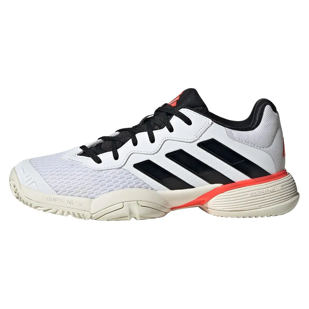 Juniors` Barricade Tennis Shoes White and Black