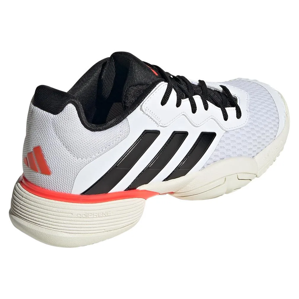 Juniors` Barricade Tennis Shoes White and Black