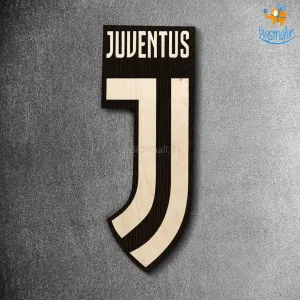 Juventus Engraved Wooden Crest