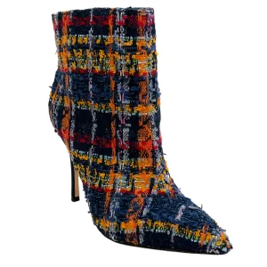 L'Agence Multi Tweed Mariette Booties