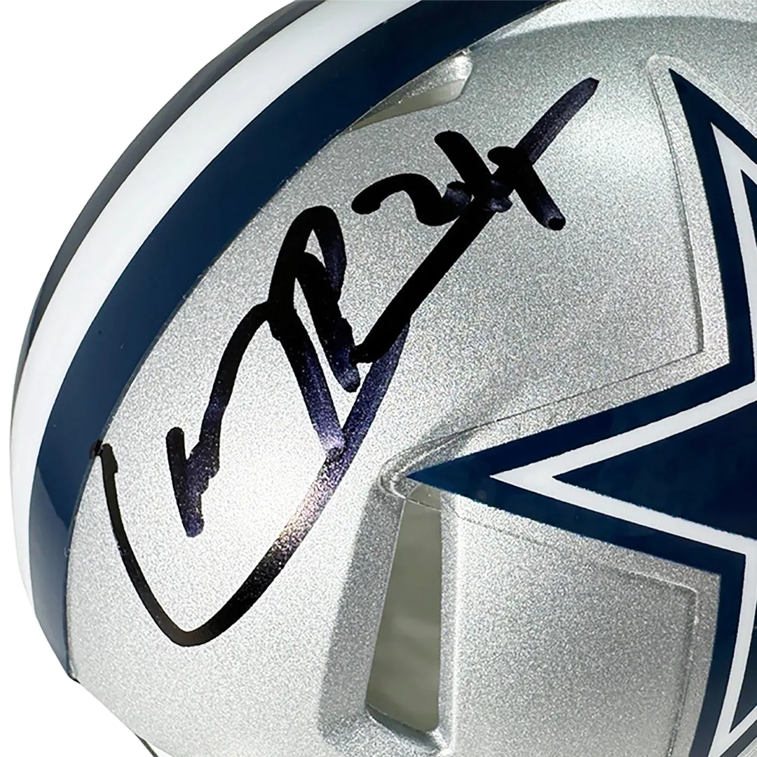 Larry Brown Signed Dallas Cowboys Speed Mini Football Helmet (JSA)