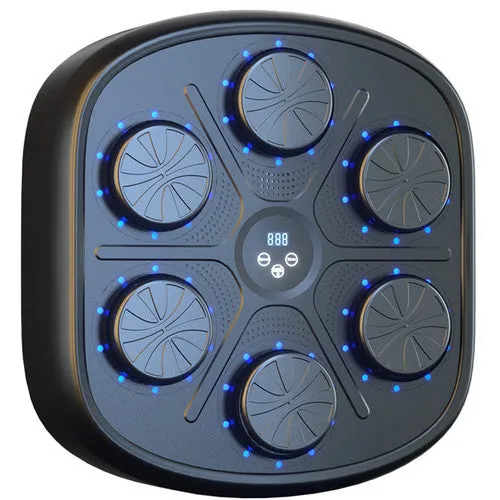 LED Music Boxing Machine with Bluetooth, Gloves, Wall-Mount