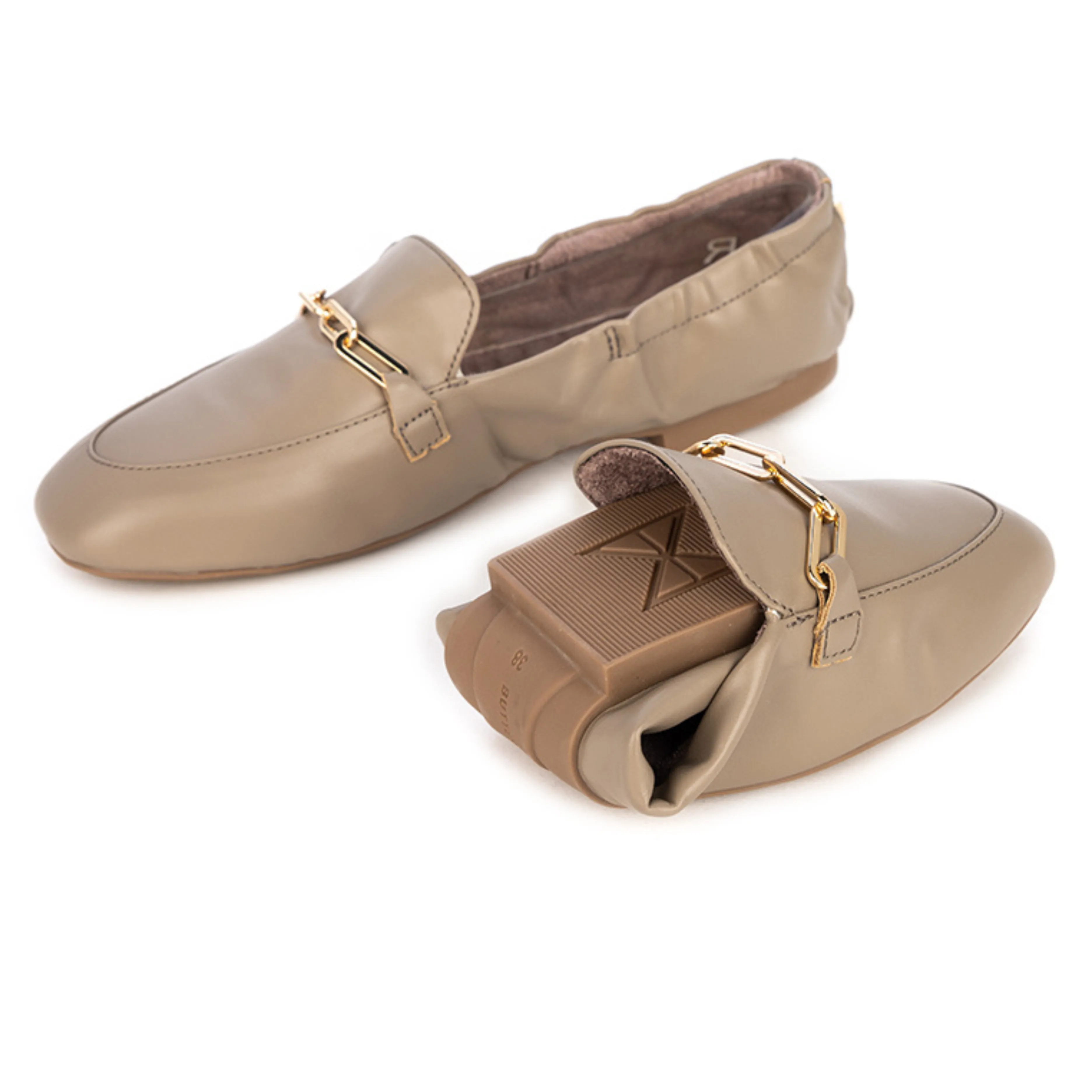 LINA Loafers - Taupe