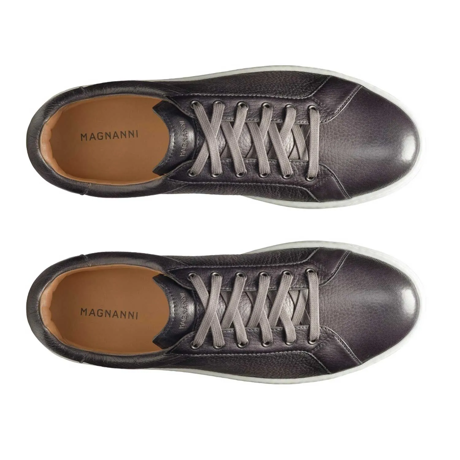 Magnanni Leve Deerskin Sneaker Grey