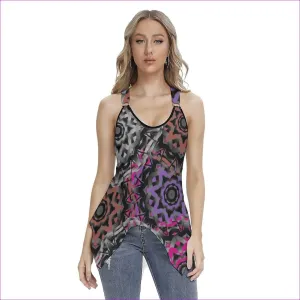 Mandala Graffiti Womens Skinny Sport Tank Top