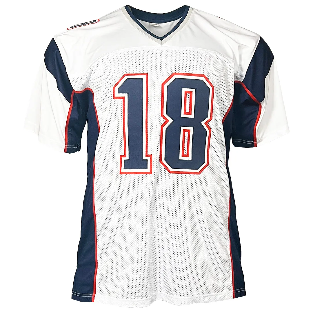 Matthew Slater Signed New England White Football Jersey (Beckett)