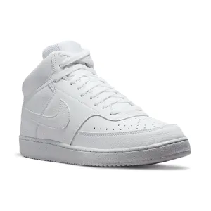 Men's Court Vision Mid Next Nature White/White/White