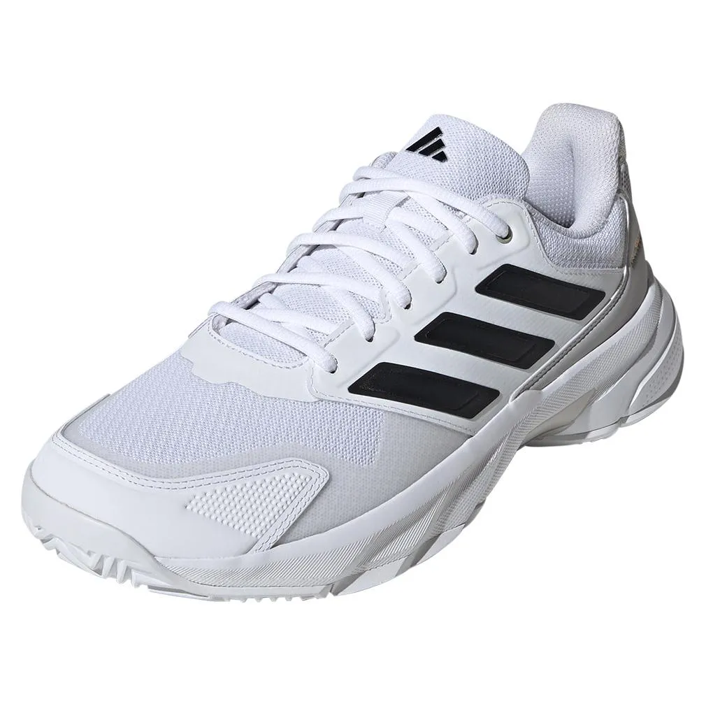 Men's CourtJam Control 3 Tennis Shoes White and Gray