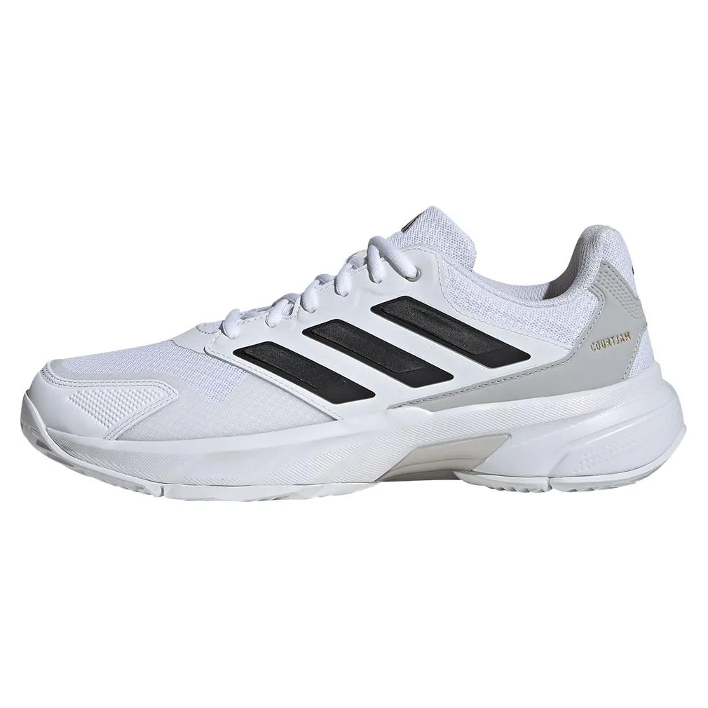 Men's CourtJam Control 3 Tennis Shoes White and Gray