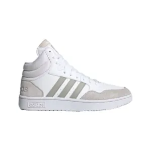 Men's Hoops 3.0 Mid Classic Vintage Basketball Shoe (Cloud White/Metal Grey/Grey One)