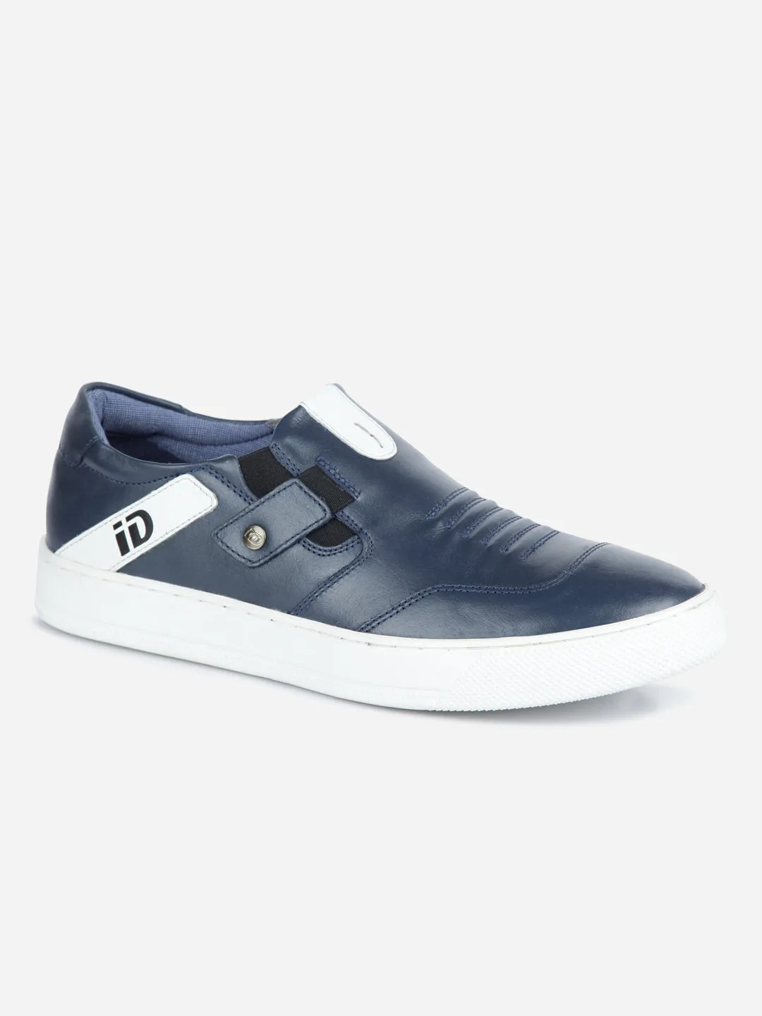 Men's Navy Slip On Sneaker (ID3050)