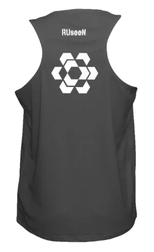 Men's Reflective Tank - Fractured Hexagon