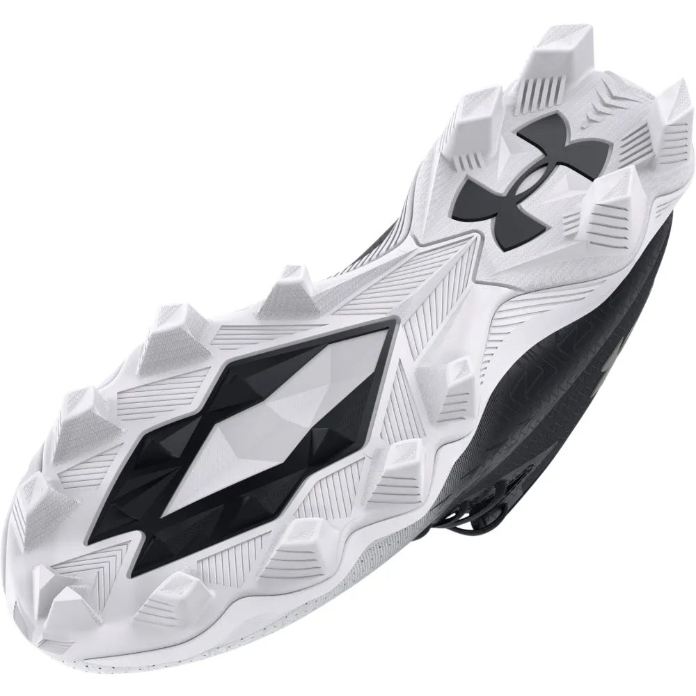 Mens Under Armour Spotlight Franchise 4 RM Football Cleats 2E (Wide)