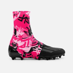 Milan Pink Spats / Cleat Covers