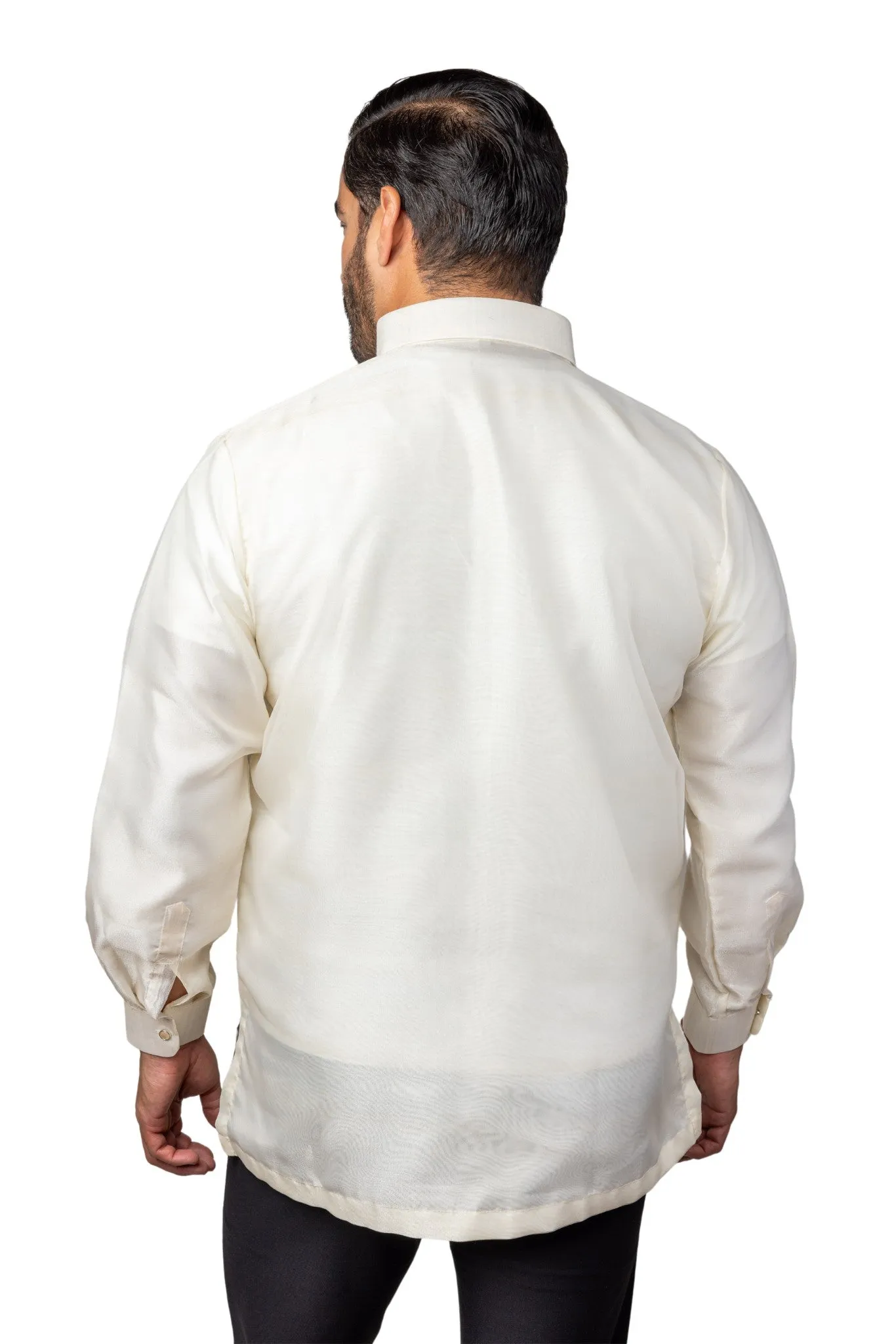 MO37 - Organza Pina Barong Tagalog with Lining