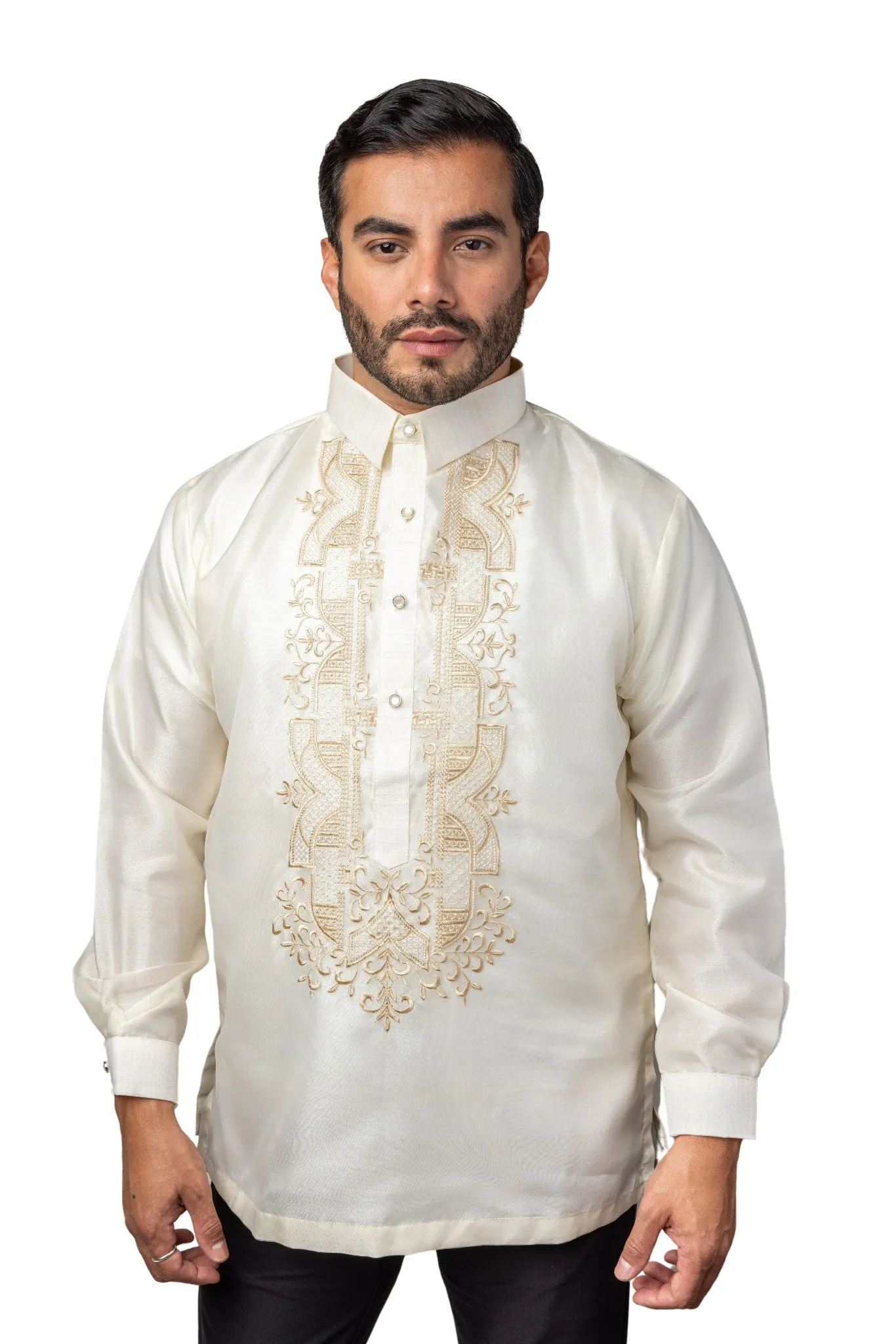 MO37 - Organza Pina Barong Tagalog with Lining