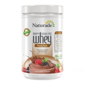 Naturade Products Whey Protein (100%)-Chocolate 14 oz Powder