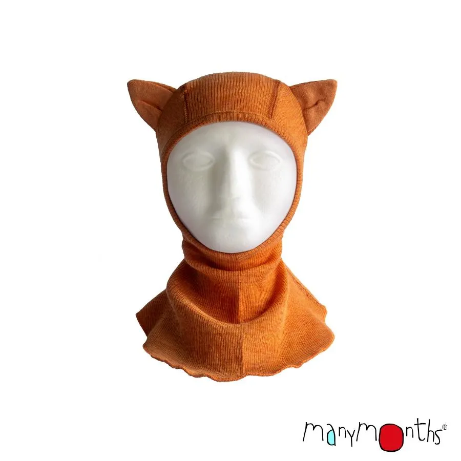 Natural Woollies Elephant Hood Balaclava with Animal Ears by ManyMonths