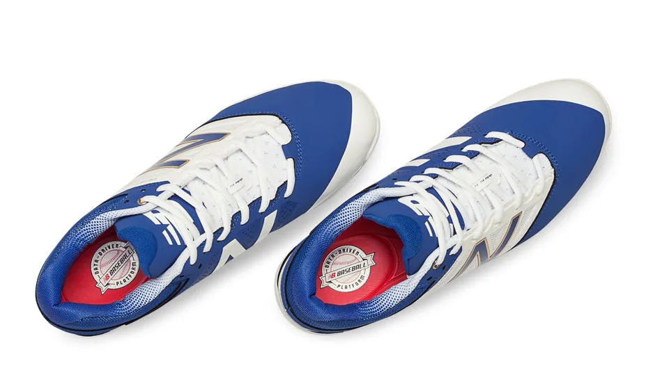 New Balance - Blue/White Low 4040v3 Baseball Spikes (L4040AB3)