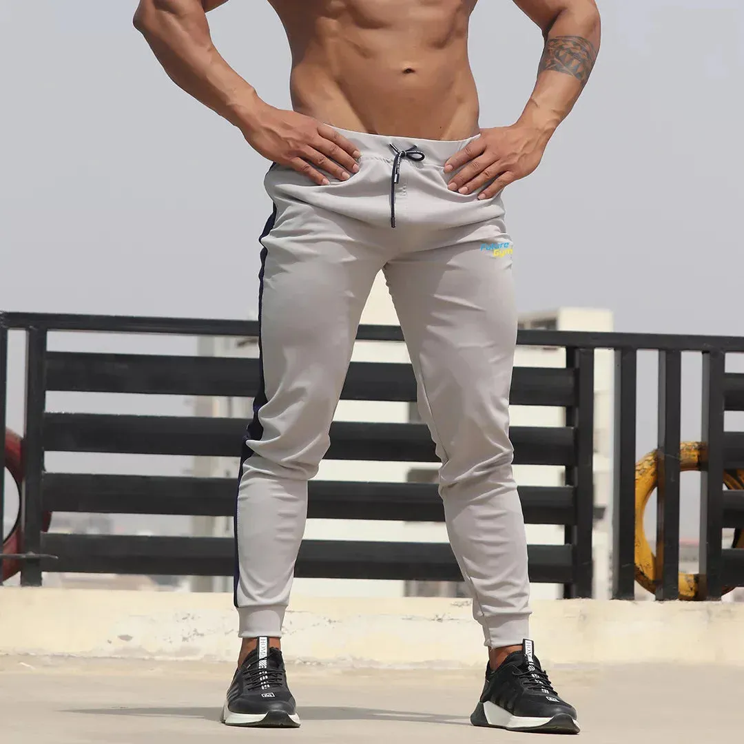 New Cross Border Quality Mens Color Matching Sports Pants Running Fitness Leisure Slim Foot Jogging Pants