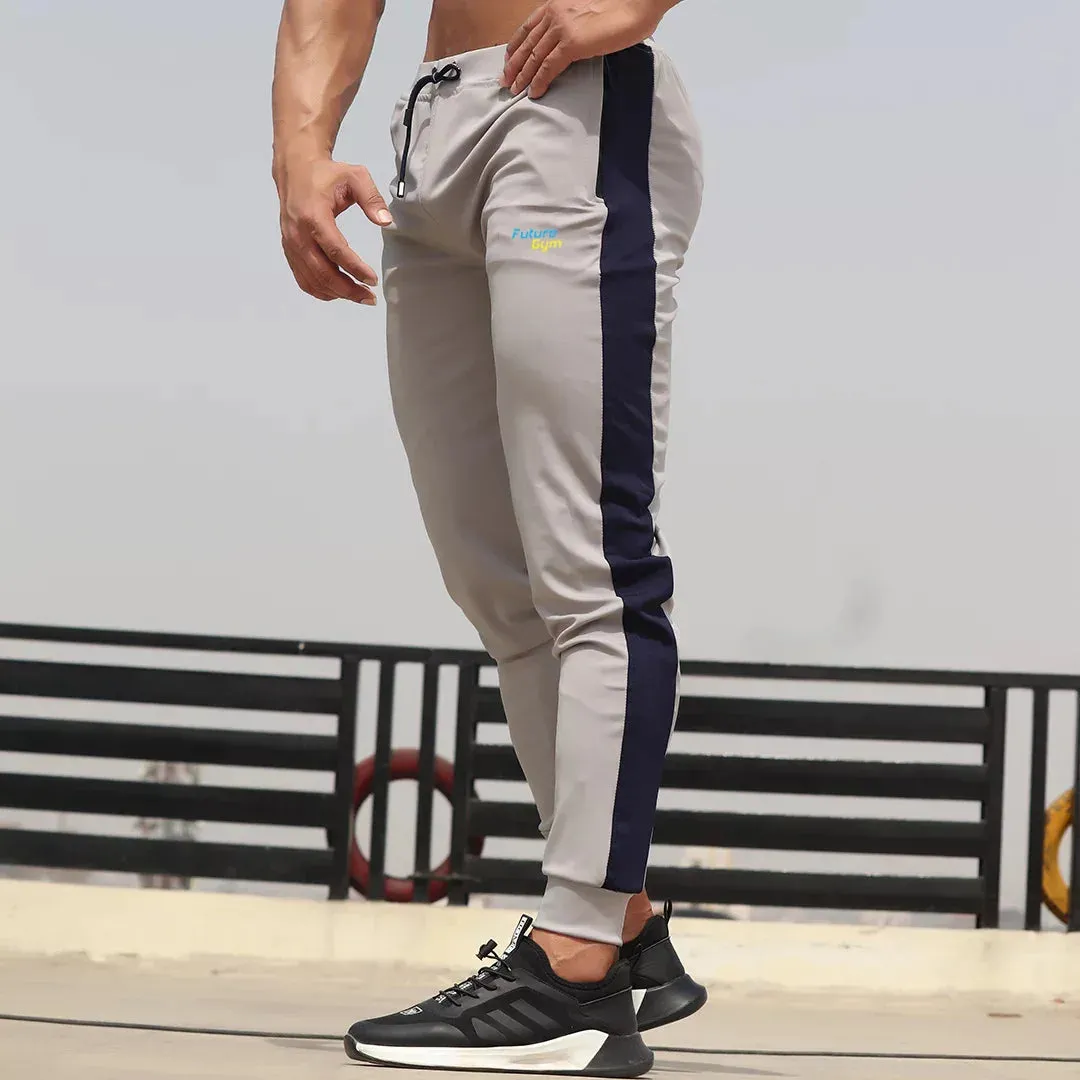 New Cross Border Quality Mens Color Matching Sports Pants Running Fitness Leisure Slim Foot Jogging Pants