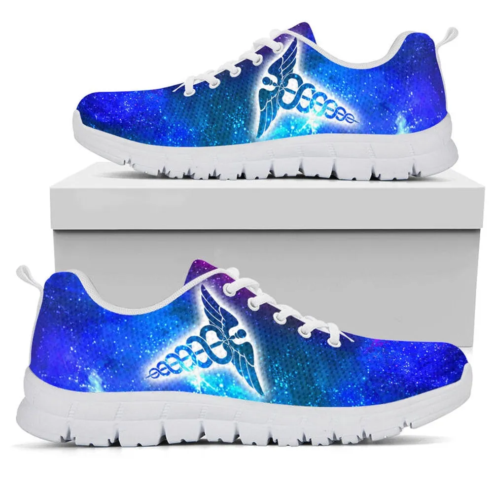 Nurse Sneaker, Nurse Galaxy2 Neon Sneakers Shoes, Best Shoes For Nurses