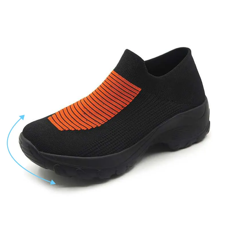 OCW Women Orthopedic Shoes Arch Support Breathable Stretchy Slip On