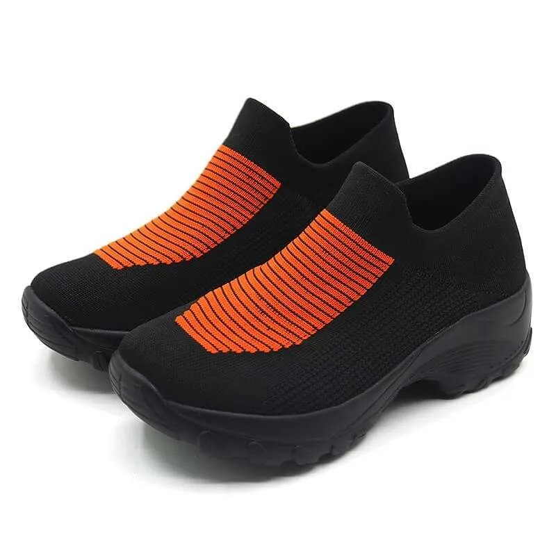 OCW Women Orthopedic Shoes Arch Support Breathable Stretchy Slip On