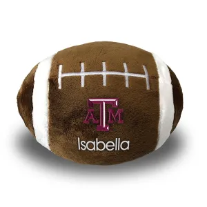 Personalized Texas A&M Aggies Plush Football