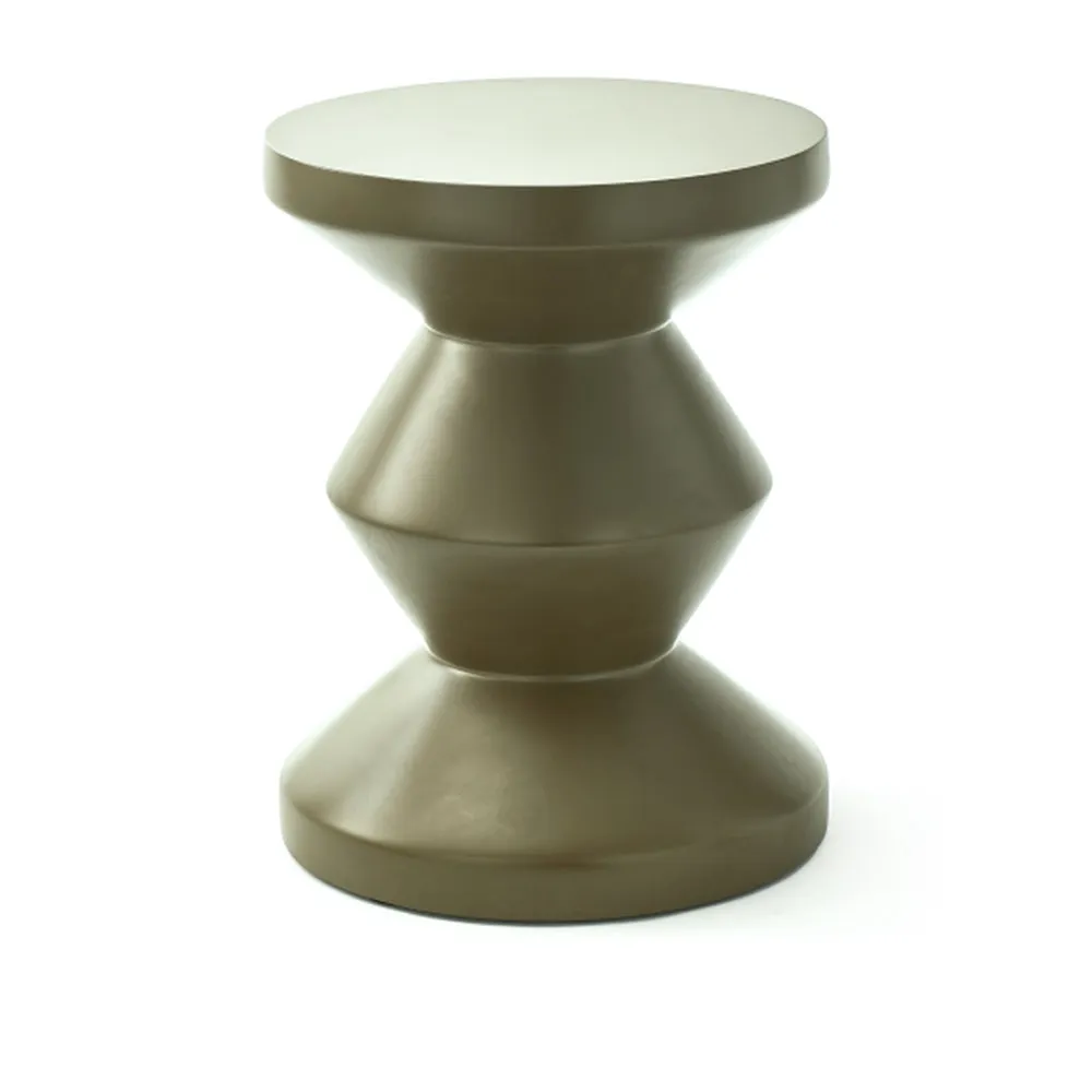 Pols Potten Zig Zag Outdoor Stool – Olive Green